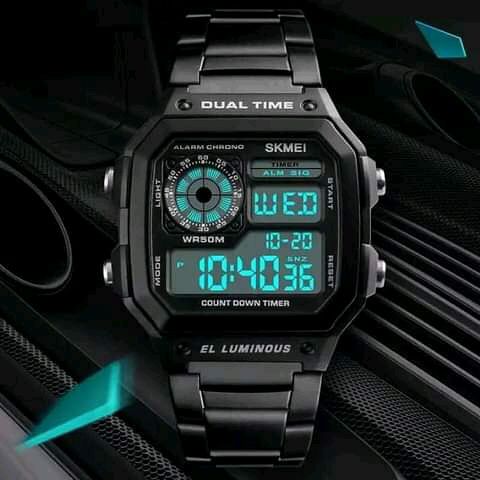 SKMEI 1335 Chronogragh Dual Time Watch Private Class Business